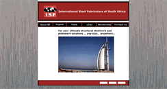 Desktop Screenshot of isf.co.za