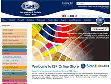Tablet Screenshot of isf.co.uk